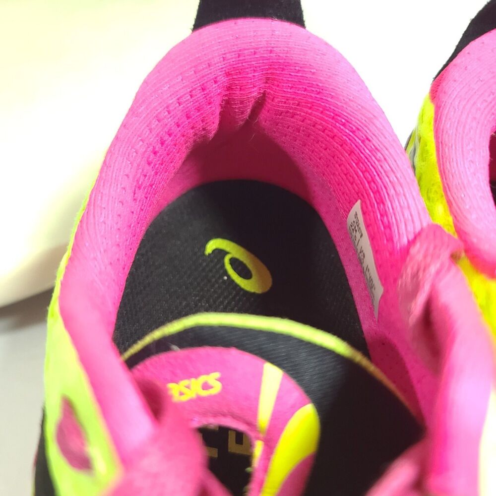Asics GEL-Noosa Tri 12 Running Shoe Women Sz 7.5 Neon Comfort Sneaker 1012A578 - Picture 12 of 16